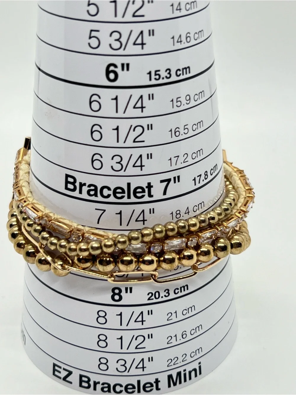 Victoria Emerson Multi-Strand Gold Tone Bracelet Bohemian Festival